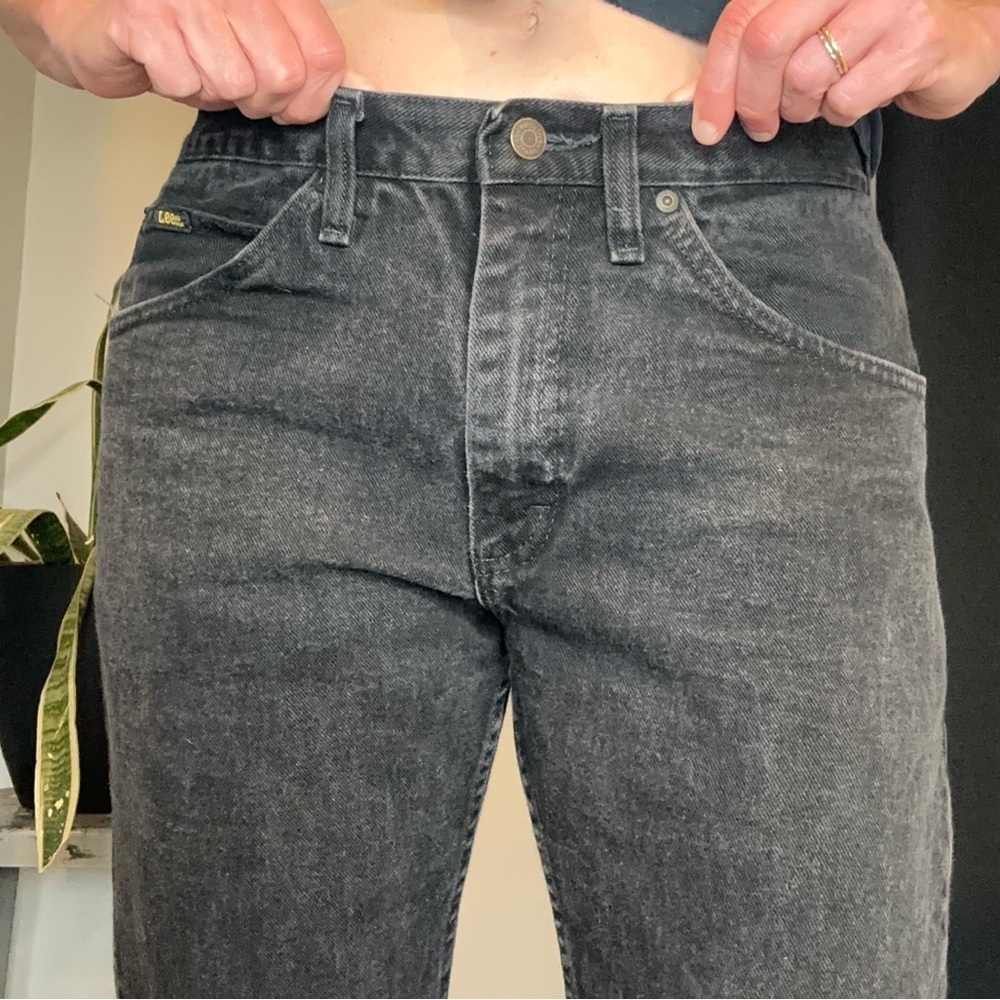Lee Regular Fit Jeans Men’s 33x30 Black Straight Leg - Picture 7 of 16